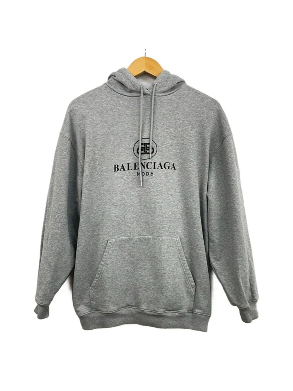 Balenciaga Hoodie Gray Black XS